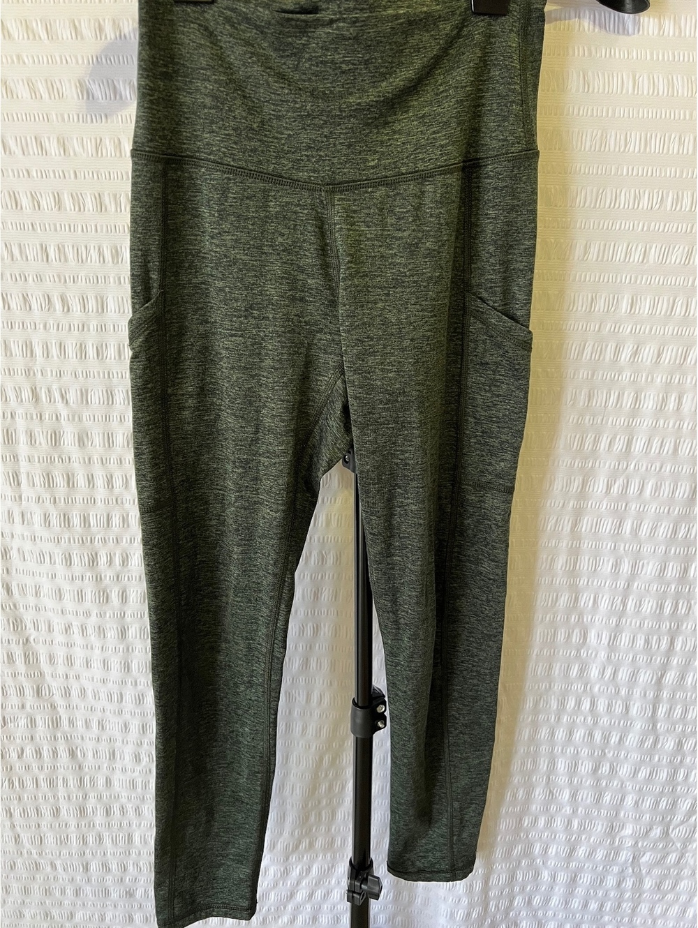 Aerie High-Rise Ankle-Length Leggings – Size M – Heathered Olive Green